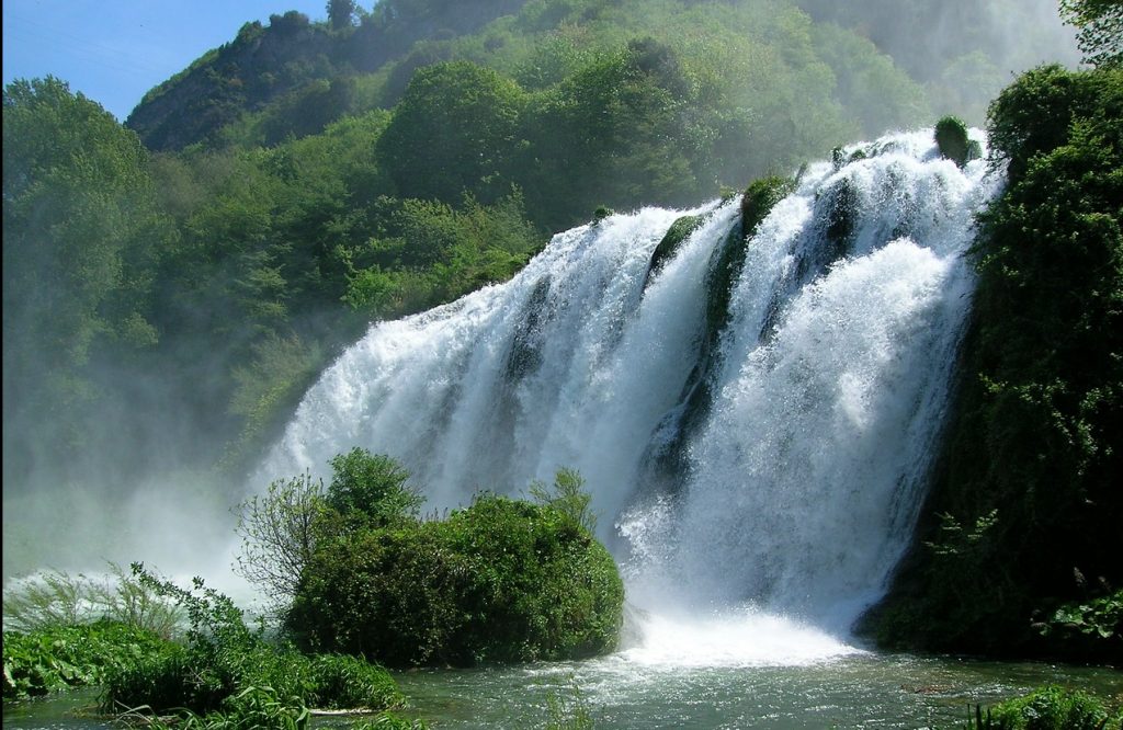 marmore, waterfall